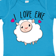 thumbnail image 4 of Inktastic I Love Ewe Cute Sheep Boys or Girls Baby Bodysuit, 4 of 5