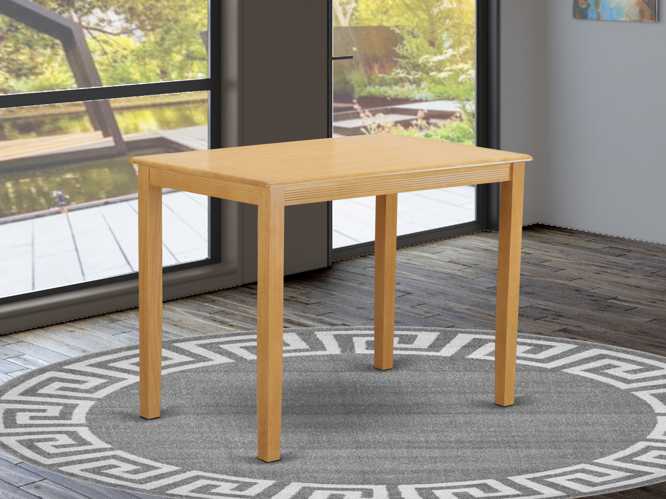 YATOAKH Yarmouth Counter Height Table Finished in Oak