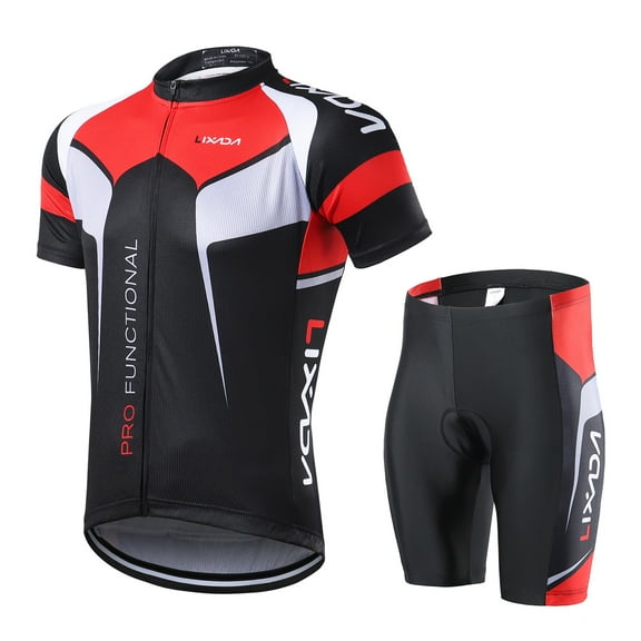 Cycling Jacket,Men Breathable Quick With Padded Padded Set Breathable Shirt Men's Set Quick Breathable Shirt With Summer Bike Set Quick- Summer Bike Padded Quick- Summer