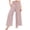Wine -BN16, variant on Nestiefly Girls' Gingham striped Pants Wide Leg High Waist Elastic Waist Casual Loose Trendy Beach Vacation Plaid Trousers with Pockets 2026 Black 110
