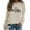 Beige, variant on Tiweut Casual Sweatshirts for Womens Volleyball Graphic Long Sleeve Crewneck Loose Fit Pullover Blouses Beige,L