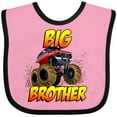 thumbnail image 3 of Inktastic Big Brother Monster Truck Boys Baby Bib, 3 of 4
