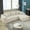 Beige, variant on GVN Space-Saving Compressied Sofa with Comfy Chaise and Deep Seat, Convertible Couch for Living Room, Bedroom, Apartment Lounge, Corduroy, Black(Right Facing Chaise)