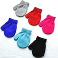 thumbnail image 5 of Baby Toddler Mittens Gloves Boys Girls Solid Winter Kids Warm Gloves 7 Colors, 5 of 5