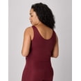 thumbnail image 3 of Hanes CoolDRI Women's Crop Tank with Built-in Shelf Bra, 3-Pack Black/Maroon/Deep Forest S, 3 of 7