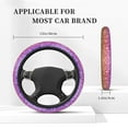 thumbnail image 5 of Fotbe Glitter Rainbow Steering Wheel Cover Universal 15 in Car Accessories for Men Women,Steering Wheel Protector Comfortable Protective Case for SUV Sedan Decor, 5 of 8