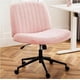 thumbnail image 1 of Zocalo Silla Ergonómica de Oficina sin Brazos con Ruedas Rosa, Altura Ajustable (78.5-90.5cm), Respaldo Reclinable 20°, Giro 360°, Asiento (63x50cm), Base Metálica Negra (136 kg), para Hogar y Oficina, 1 of 1