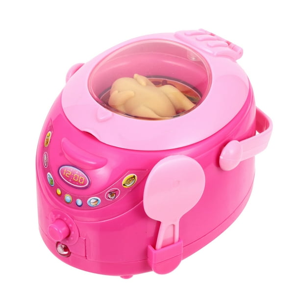 FELTECHELECTR Juguete de casa de juego, olla arrocera simulada, juguete educativo para niños