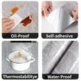 thumbnail image 4 of Papel tapiz autoadhesivo de mármol de 10 m x 80 cm, resistente al agua, a prueba de aceite, pegatinas de cocina, película decorativa termoestable, decoración del hogar, 4 of 5