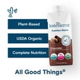 thumbnail image 4 of Kate Farms Organic Adult Nutrition Shake, Chocolate, 16g protein, 27 Vitamins and Minerals, 11 oz (6 Pack), 4 of 6