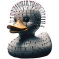 thumbnail image 1 of Pato de personaje de película de terror clásico, patos de película de terror de Halloween en 3D, figuras de terror hechas a mano, pato de Halloween, para adornos de escritorio para el hogar y el coche, 1 of 4