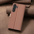 thumbnail image 6 of Allytechgroup RFID Blocking Leather Book Cover Wallet Cell Phone Case for Samsung Galaxy S24 Plus, Brown, 6 of 10