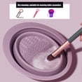 thumbnail image 3 of Brush Cleaner Professional Reused Multifunctional Wide Application Leak-Proof Cosmetics Tool Portable Makeup Brush Cleaner Bowl for Travel, 3 of 8