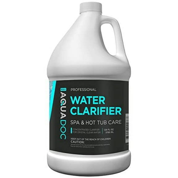 MAV AquaDoc Spa Clarifier & Hot Tub Clarifier for Fast Acting Cloudy Water Treatment, The Spa Clarifier Hot Tub Owners Love, Use Our Hot Tub Water Clarifier to Keep Your Spa Clear & Balanced - 1 Gal