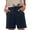 Navy, variant on Vedolay Plus Size Shorts Womens Perfectly Shaping Hyper Stretch Bermuda Shorts,AG XL