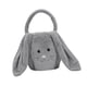 thumbnail image 5 of Bonita canasta de conejito de Pascua de peluche para decoraciones de fiesta infantil, uso diario, duradera. Gris, 5 of 6