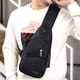 thumbnail image 2 of Sywqhk Bolso De Pecho De Tela Oxford Para Hombre, Con Cremallera, Informal, Cruzado, Para Teléfono, Para Cinturón (Negro) Sywqhk Para estrenar, 2 of 6