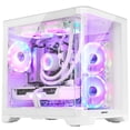 thumbnail image 3 of Hoengager Poseidon Gaming PC, AMD Ryzen 7 9700X 8-Core 3.8 GHz- GeForce RTX 5060, 32GB DDR5 RAM, 1TB M.2 and 1TB SATA-240 liquid Cooler, Windows 11, 3 of 13