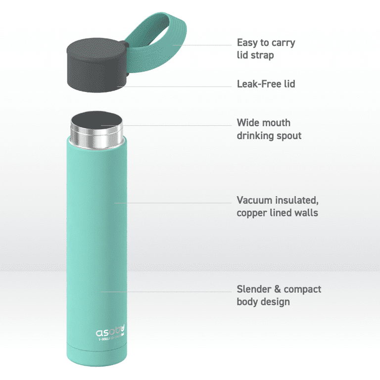 Asobu® H2 Audio Insulated Stainless Steel Bottle with Ear Buds, 17oz.