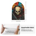 thumbnail image 2 of Disketp Vibrant Skull Soldier Winter Beanie for Men Women Beanie Knit Hat Cuffed Cap Beanie Knit Chunky Snow Cap, 2 of 6
