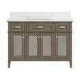 thumbnail image 5 of Nicole Curtis Northville 48" Vanity in Rustic Taupe Oak with Pure White Top, 5 of 17