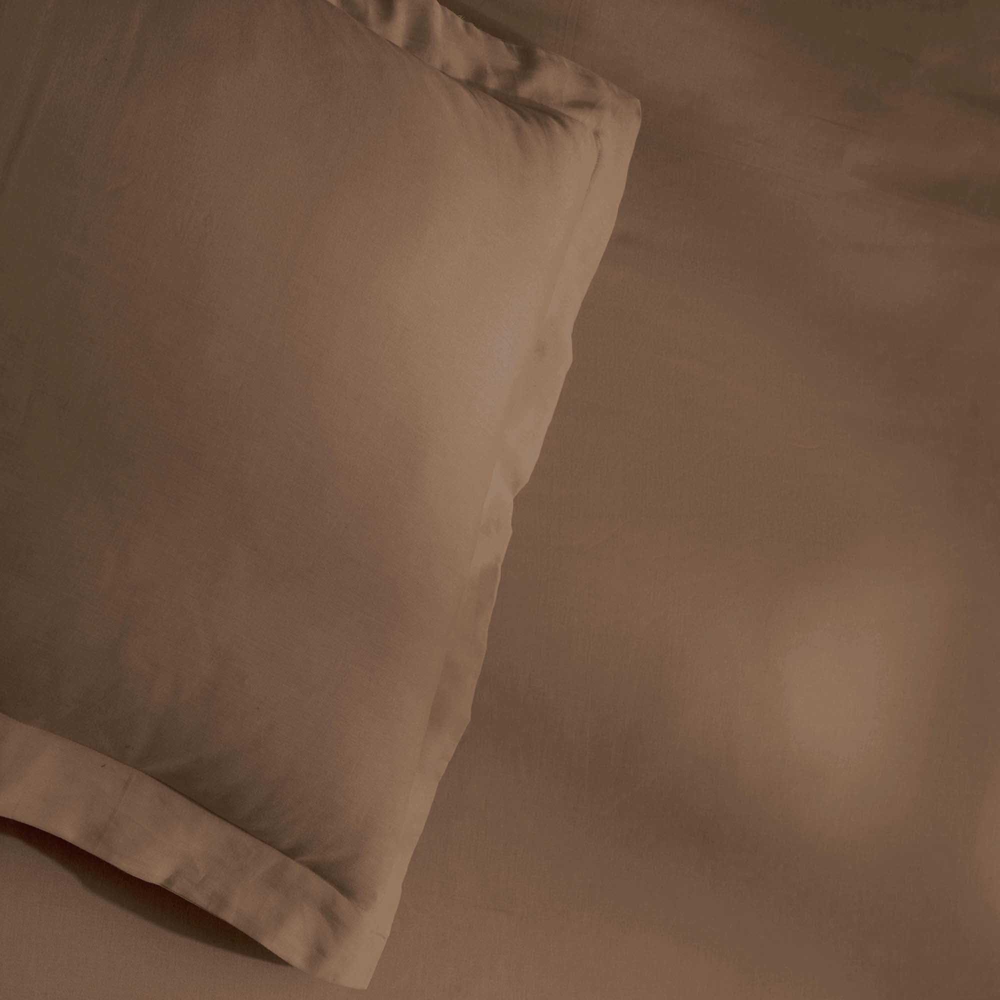 Superior Egyptian Cotton 300 Thread Count Duvet Cover Set, Twin, Taupe