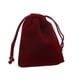 thumbnail image 1 of Billuyoard Bolsa de terciopelo versátil de 50 piezas para guardar joyas, anillos y pequeños regalos, bolsas de joyería, bolsas con cordón, Almacenamiento y organización del hogar Vino rojo 13*18, 1 of 6