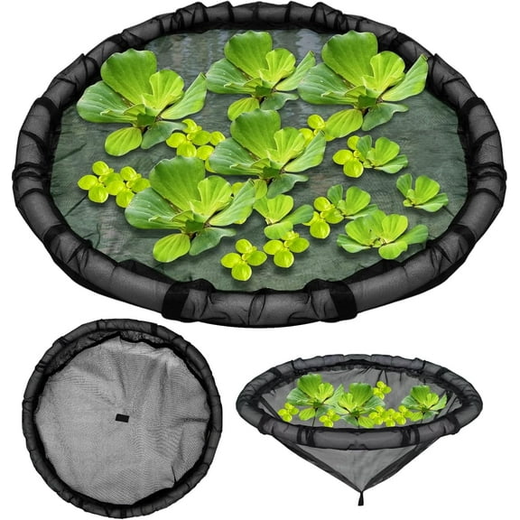 1Pack Round Floating Island Planter for Ponds, Fish Barrier Floating Island Plant Protector, Diameter Fish Barrier Flora Round Floating Island Plant Protector for Your Home Pond Protects Fish
