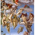 thumbnail image 2 of Michelangelo 20x21 White Modern Wood Framed Museum Art Print Titled - Detail From The Last Judgement 11, 2 of 4