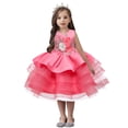 thumbnail image 3 of Flower Girls Dress for Wedding Children's Embroidery Ruffle Party Easter Tutu Dress, 3 of 5