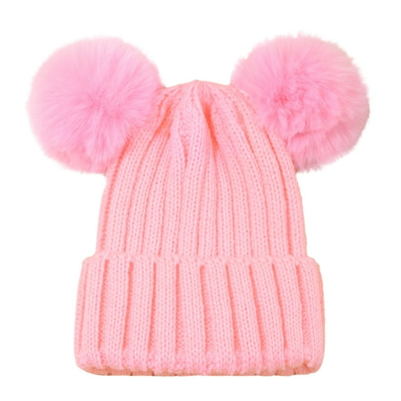 kaondbfi Kids Travel Essentials Clothing Accessories Beanie Hats for Girls Baby Winter Hat Toddler Beanie Hats Girl Boy Beanie for Kids Knit Warm for Cold Weather