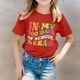 thumbnail image 2 of XEGLSBU Girls T Shirts 4T-5T Children's Printed Round Neck Short Sleeved T Shirt for Boys and Girls Red Size 4-5 Years, 2 of 4