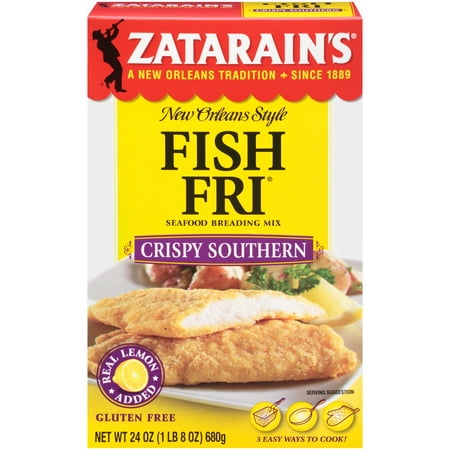 (3 Pack) Zatarain's Crispy Southern Fish Fri, 24 (Best Coating For Fried Fish)