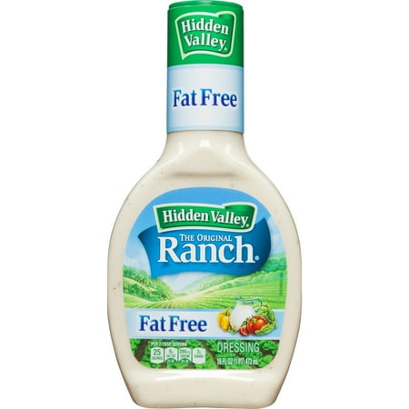 Hidden Valley Original Ranch Fat Free Salad Dressing & Topping - Gluten Free - 16fl oz