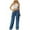 Dark Blue, variant on VBVC No Boundaries Women's Casual Cargo Tied Pants,2 Flap Pocket Trousers For Ladies,Women's Y2K High Waist Jeans,Black,SizeL