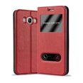 thumbnail image 1 of Cadorabo Étui pour Samsung Galaxy J5 2016, Protection d'Écran, Portefeuille, Cuir PU, Flip Magnétique, Smart View, 1 of 5