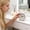 Yellow, variant on Small Alarm Clock Bedroom Desk Alarm Clock Silent Non Digital Distraction Time Display Gentle Wake Up Compact Table Clock, for Bedroom Study Office Daily Routine Use