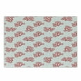 thumbnail image 1 of Coral Cutting Board, Underwater Theme Seaweeds and Dots Algae Tropical Ocean Life Aquatic Art, Decorative Tempered Glass Cutting and Serving Board, Small Size, Coral Red White, by Ambesonne, 1 of 1