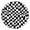 Black and White, variant on Colorful Rainbow Checkered Pattern Round Fitted Tablecloth with Elastic Edge,Dining Table Cover Waterproof,Outdoor Round Tablecloth for Camping,Dining,Indoor and Outdoor