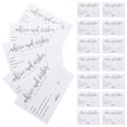 thumbnail image 1 of HAMPPLIES 50Pcs Decorative Wedding Blessing Cards White Writable Cards for Wedding Banquet Events, 1 of 6