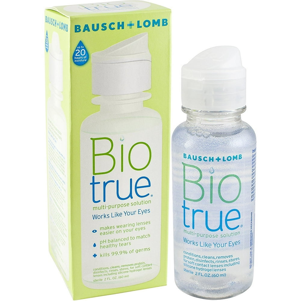 Biotrue Contact Lens Solution for Soft Contact Lenses, Multi-Purpose, 2 ...