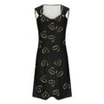 thumbnail image 4 of Sevevn Women's Casual Versatile Printed Round Neck Casual Sleeveless Suspender Dress Womens T-shirt, 4 of 5