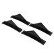 thumbnail image 3 of Labio Del Parachoques Trasero, Alerones Del Parachoques Trasero ABS Curvados 4 Piezas Negro Brillante Universal Durable Para Automóvil, 3 of 7