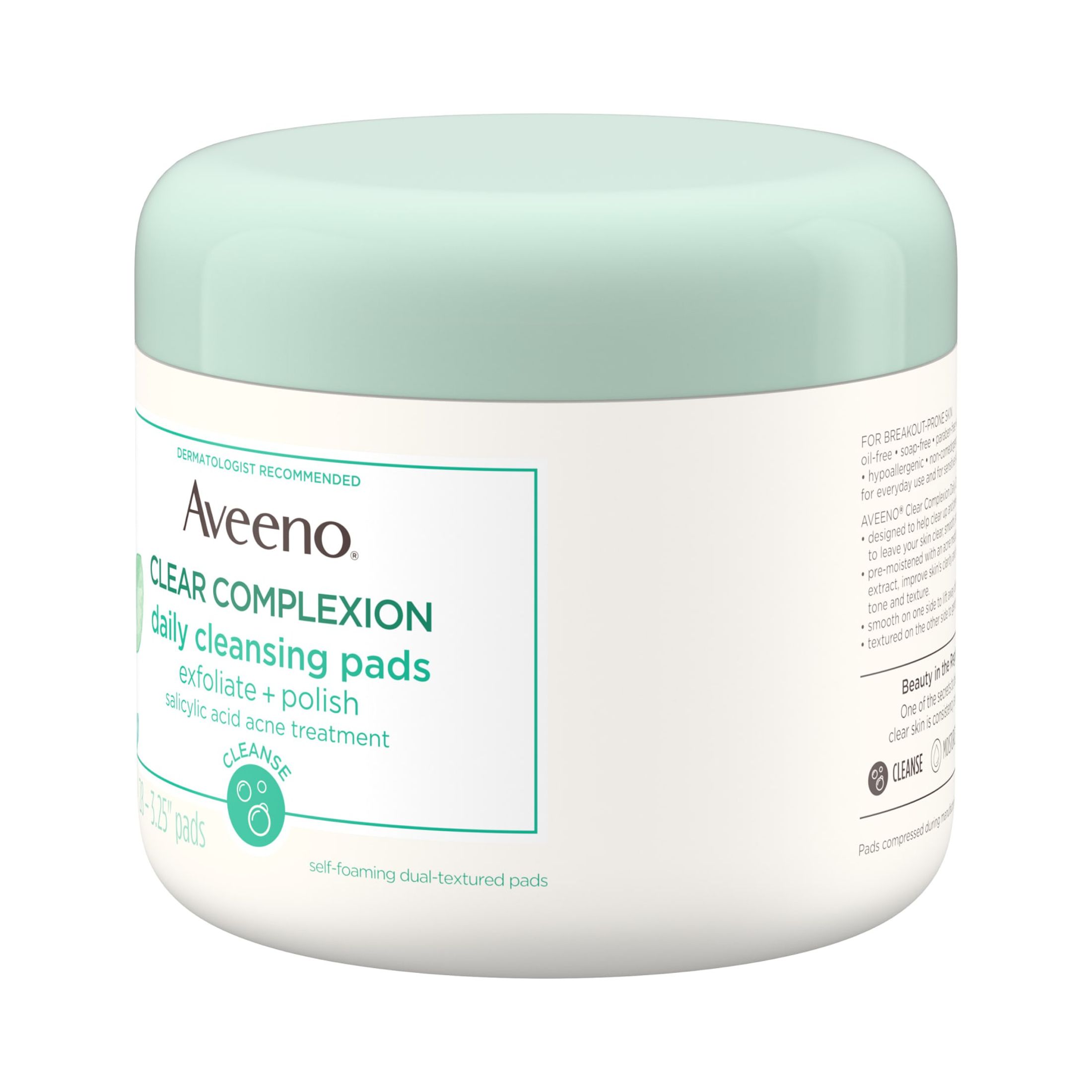 Aveeno Clear Complexion Acne Cleansing Pads, Salicylic Acid, 28 ct - image 4 of 8