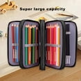 thumbnail image 6 of Wovilon Cloth Student Stationery Pencil Case Popular 72 Color Pencils Large Capacity Storage, 6 of 8