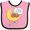 Pink and Black, variant on Inktastic I Love My Big Sister Boys or Girls Baby Bib