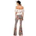 thumbnail image 3 of SWEETKIE Boho Flare Pants, Elastic Waist, Wide Leg Pants for Women, Solid & Printed, Stretchy and Soft, 3 of 6