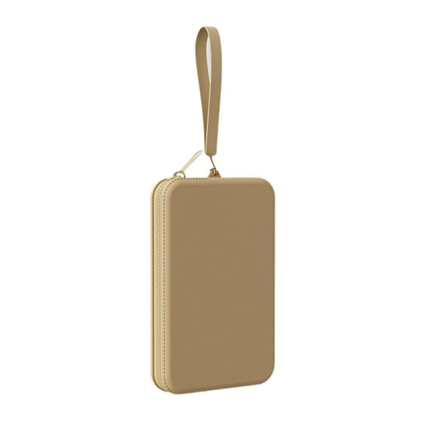 Bolsa de cosméticos de silicona Bolsa de aseo de viaje de silicona Maquillaje de silicona multiusos Caqui