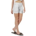 thumbnail image 2 of Inkmeso Women Casual Solid Color&nbsp;Shorts&nbsp;W/ Elastic Waist Summer Wear Everyday&nbsp;Shorts, 2 of 7