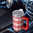 thumbnail image 6 of Christmas 40oz Tumbler– Stainless Steel Insulated Tumbler with Handle and Straw, Large Capacity Travel Cup for Hot & Cold Drinks, 6 of 7